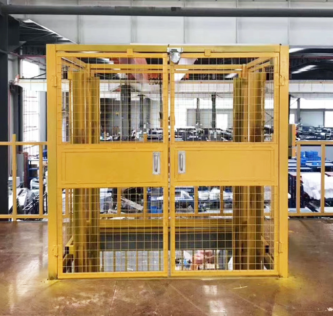 辽阳智能导轨式升降机亮相